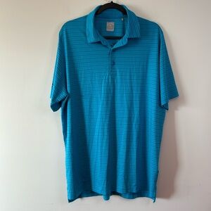 Callaway opti-dry blue short sleeve golf polo size L